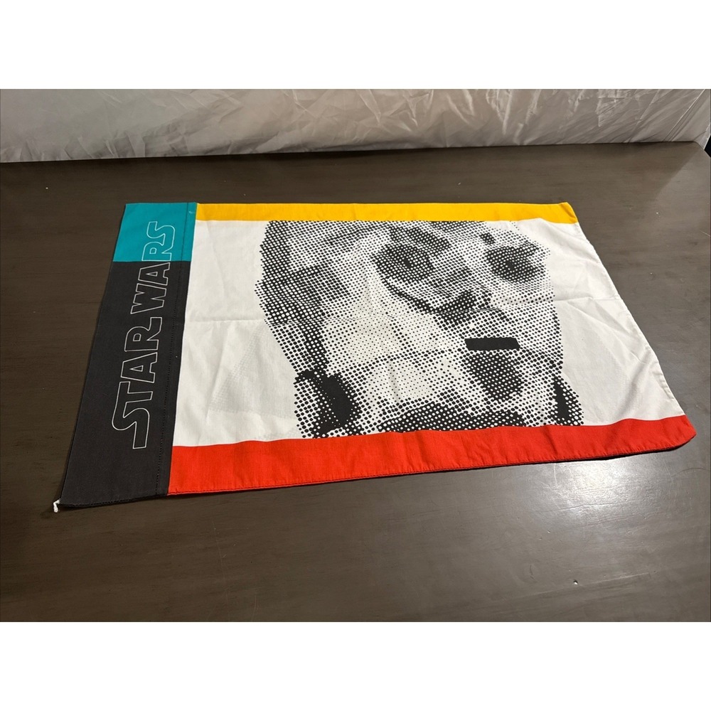 1997 LucasFilm Star Wars Pillow Case Darth Vader  C-3PO Standard Pillowcase
